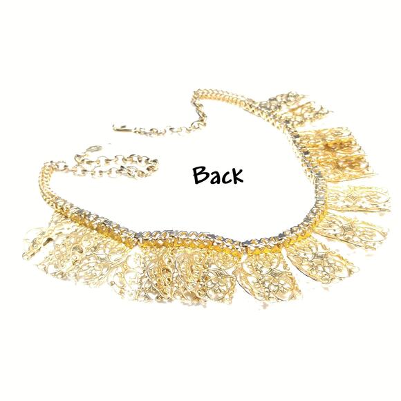 Sarah Coventry Necklace, "Chantilly Lace", Egyptian Revival, 1960s - Picture 7 of 10